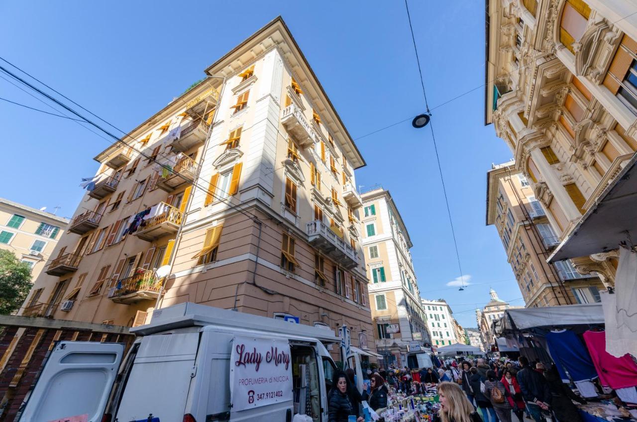 Altido Modern Flat For 6 In The Heart Of Genova Foce Lägenhet Exteriör bild